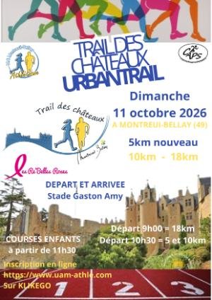 Trail des Châteaux  ; Montreuil-Bellay 11 oct 2026 Logo