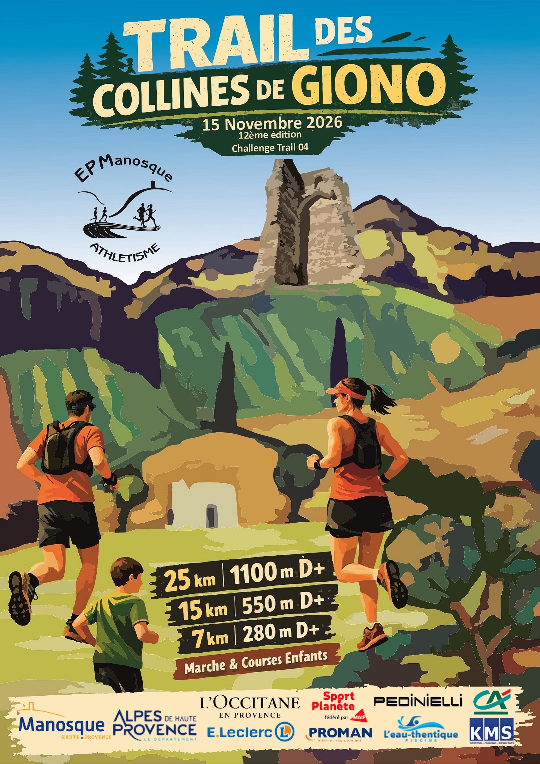 Trail des Collines de Giono Logo