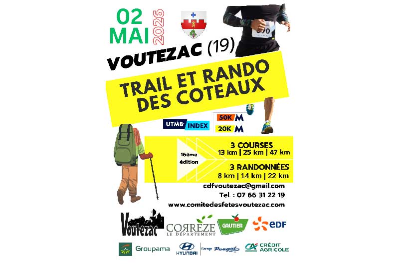 Trail des Coteaux de Voutezac Logo