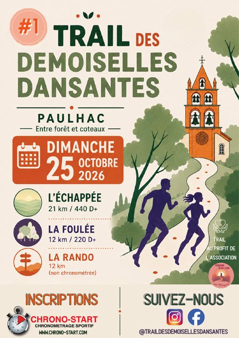 TRAIL DES DEMOISELLES DANSANTES Logo