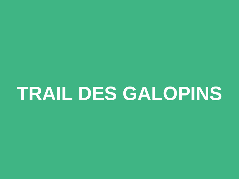 Trail des Galopins Logo