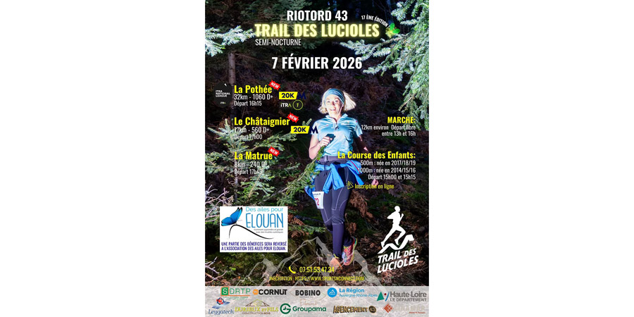 Trail des Lucioles - Riotord Logo