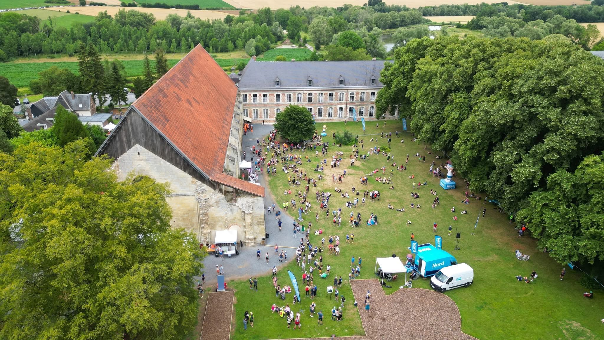 Trail des moines de l'abbaye de vaucelles Logo