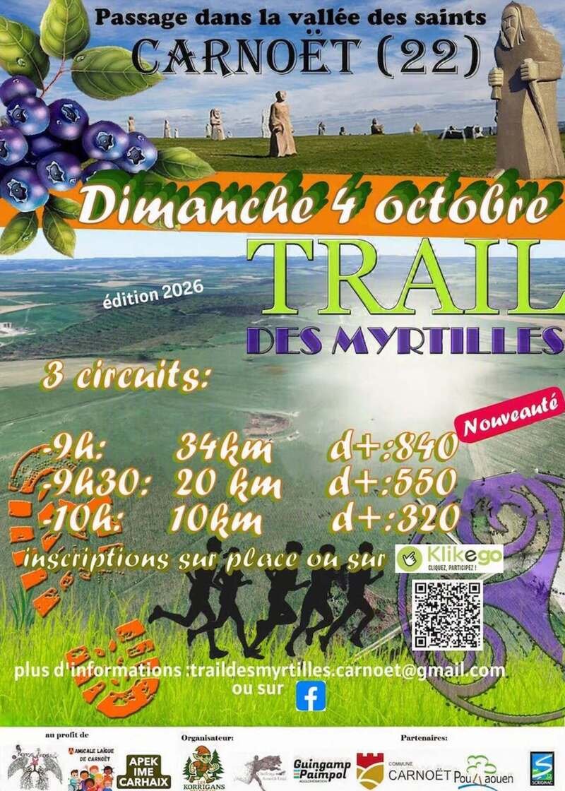 TRAIL DES MYRTILLES 2026 Logo
