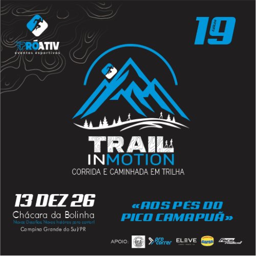TRAIL IN MOTION 19 - CHÁCARA DA BOLINHA 2026 Logo