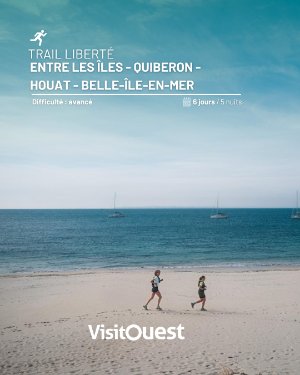 Trail Liberté - Entre les îles - Quiberon - Houat et Belle-île-en-Mer Logo