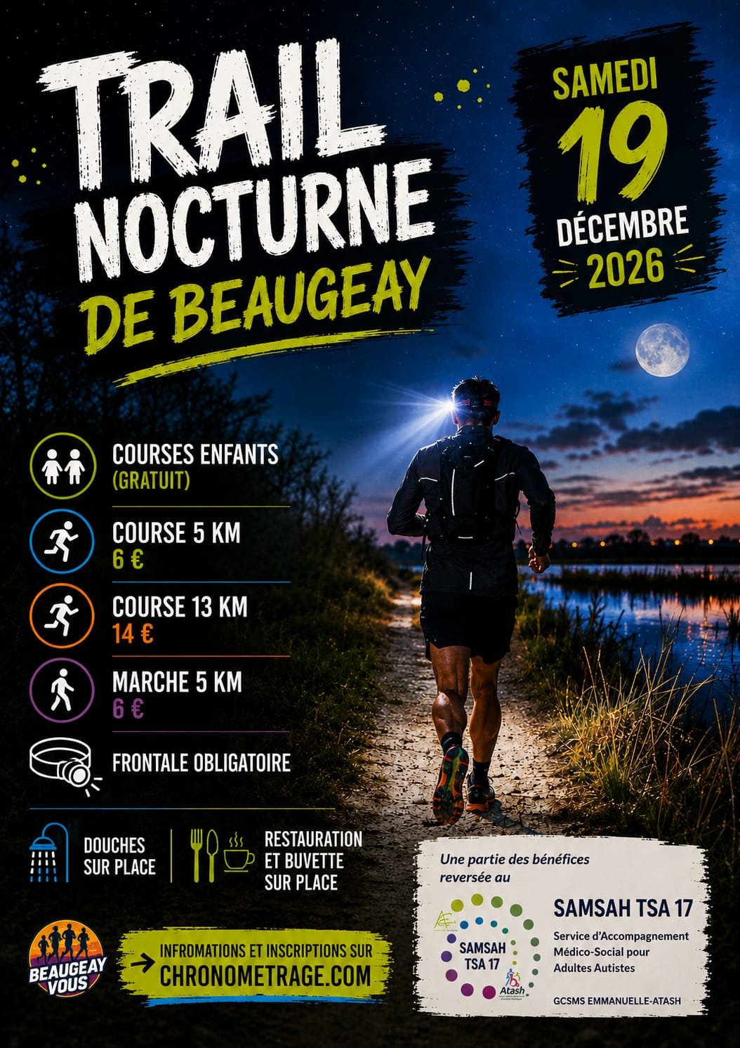 TRAIL NOCTURNE DE BEAUGEAY 2026