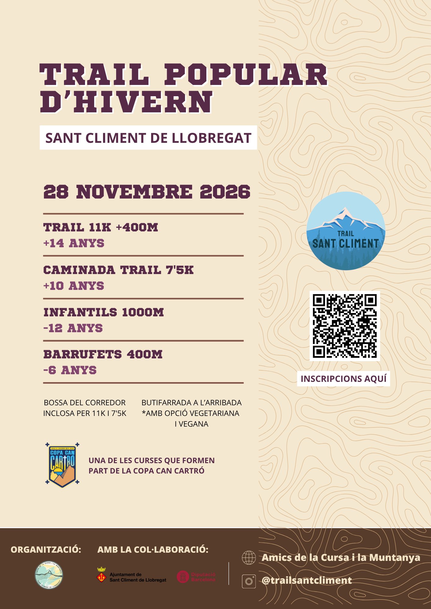 Trail Popular d'Hivern de Sant Climent 2026 Logo