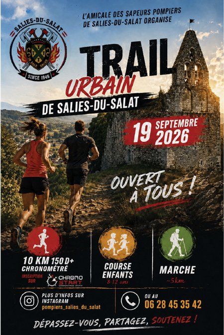 TRAIL URBAIN DE SALIES DU SALAT Logo