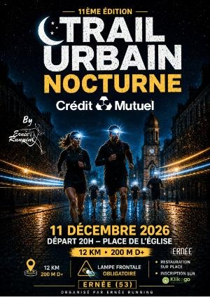 Trail Urbain Nocturne du Crédit mutuel Logo