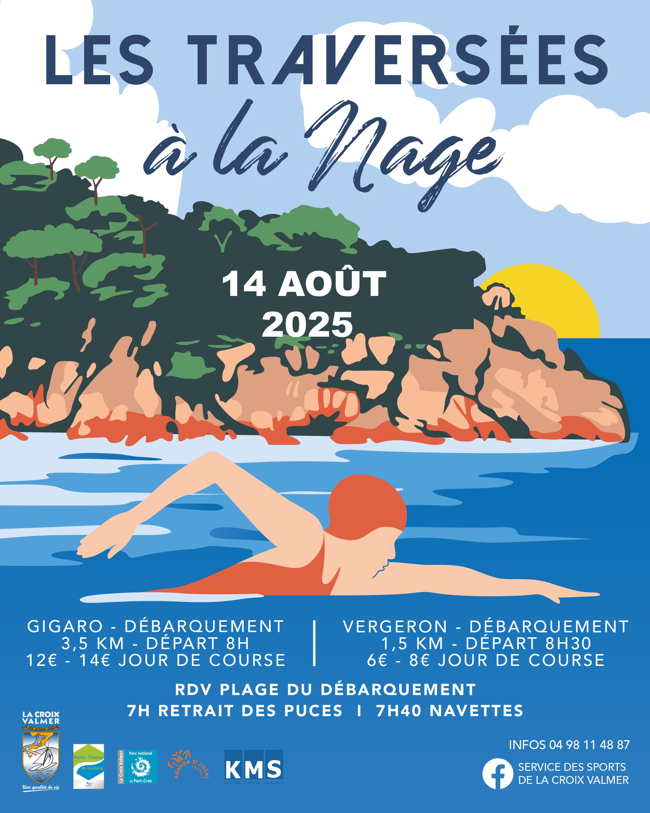 Traversée à la Nage-La Croix-Valmer-E3S3 - Aout