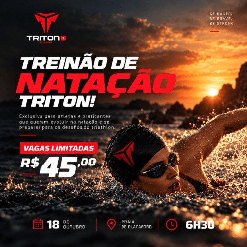TREINÃO DE NATAÇÃO TRITON 1 SALVADOR Logo