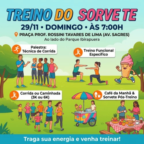 Treino do Sorvete Corre Brasil