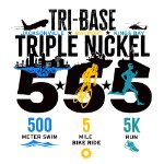Tri-Base Triple Nickel Triathlon Logo