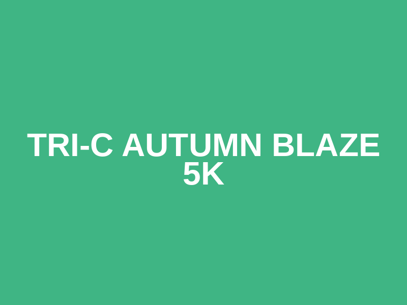 Tri-C Autumn Blaze 5K Logo