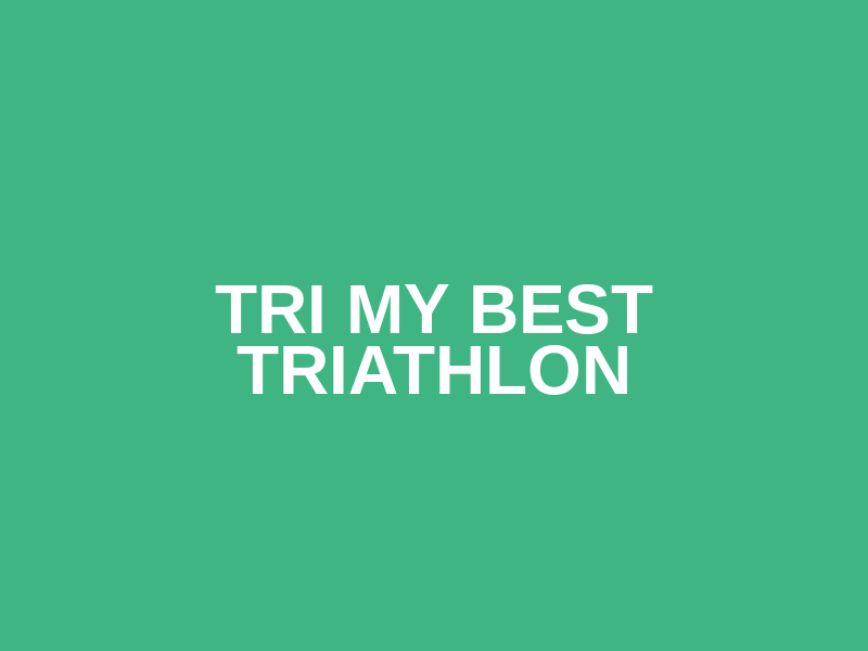 Tri My Best Triathlon Logo