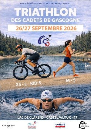 TRIATHLON DES CADETS DE GASCOGNE 2026 Logo