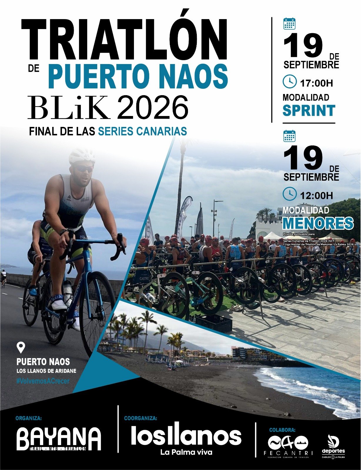 TRIATLON PUERTO NAOS 2026 Logo