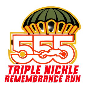 Triple Nickle Remembrance Run Logo