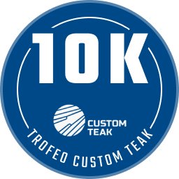 Trofeo Custom Teak Logo