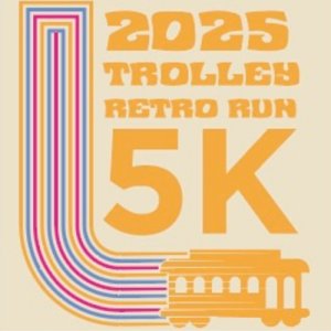Trolley Retro Run 5K Logo