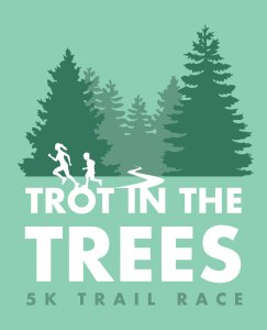 Trot in the Trees 5k Trail Race and Fun Run Logo