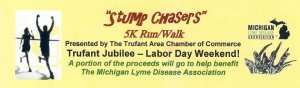 Trufant Jubilee "Stump Chasers" 5k Logo