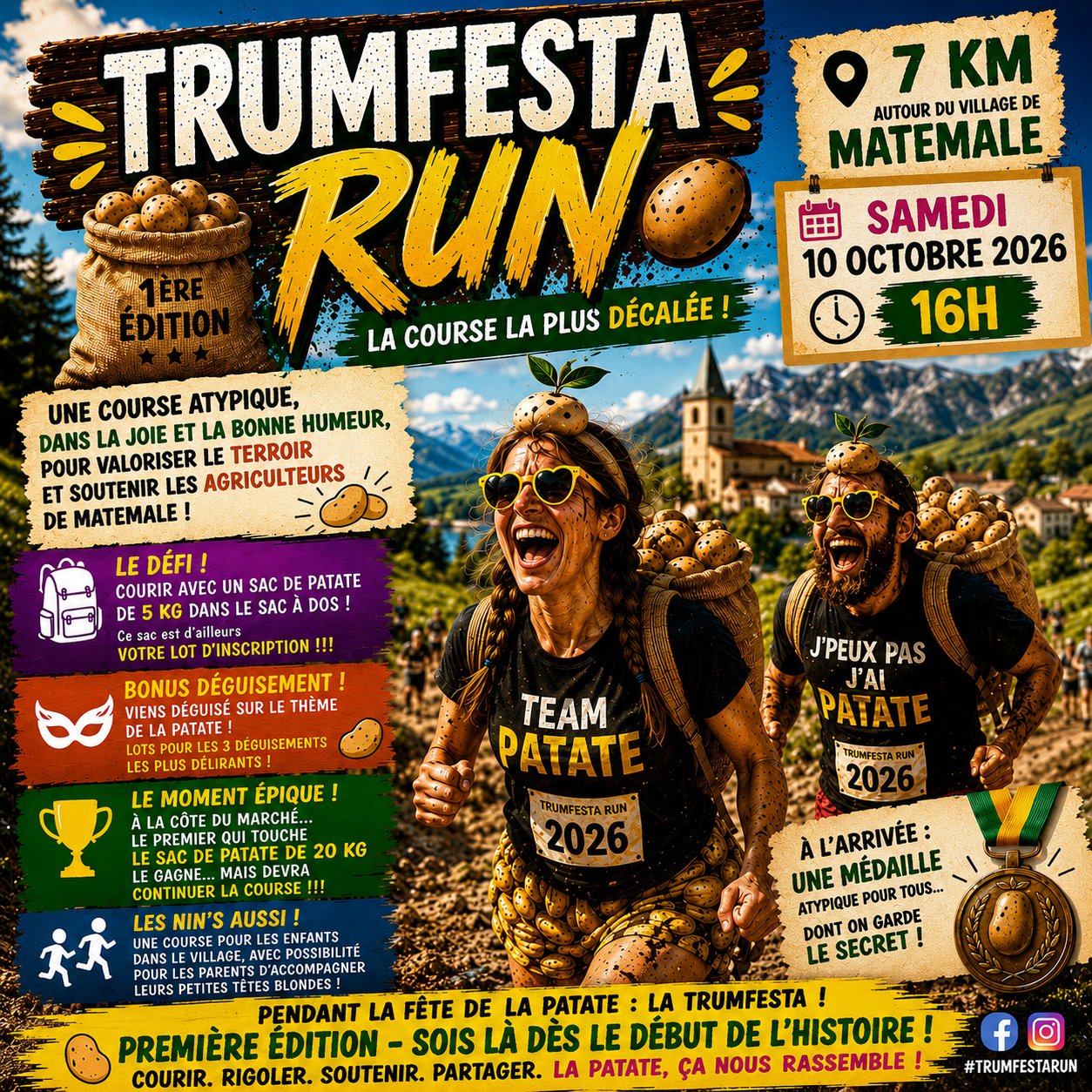 TRUMFESTA' RUN Logo