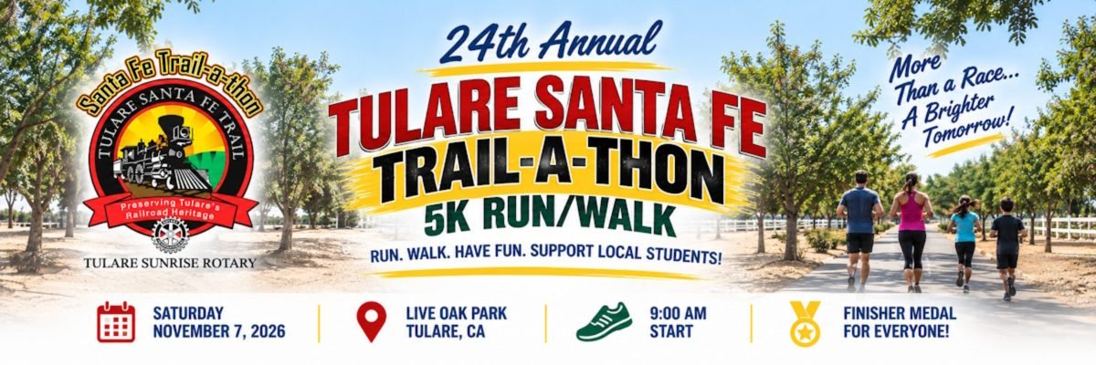 Tulare Santa Fe Trail-A-Thon 5k