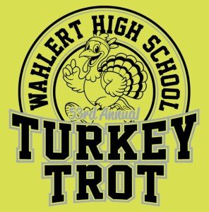 Turkey Trot at Wahlert High School Logo