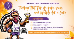 Turkey Trot for A-Rare-Ness: MPS1 and Wobble for a Cure + Pancake Breakfast Logo