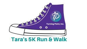 Turning Point's Tara's 5K Run & Walk Logo