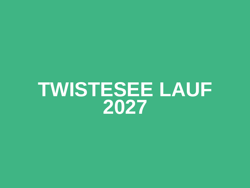 Twistesee Lauf 2027 Logo