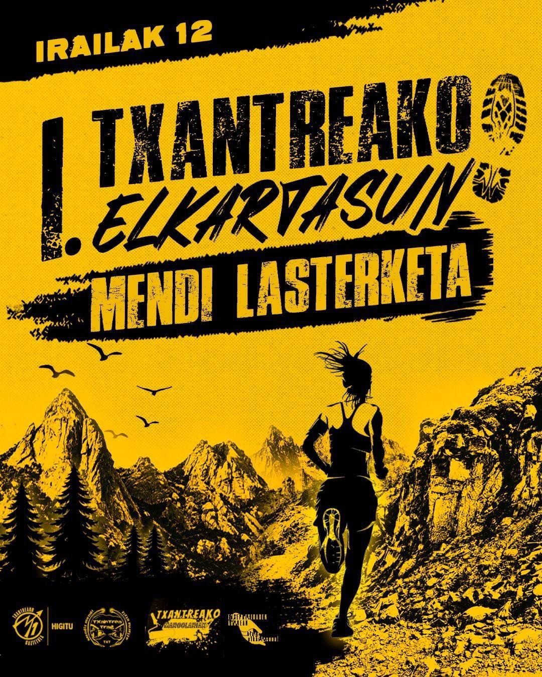 Txantreako I.Elkartasunmendilasterketa Logo