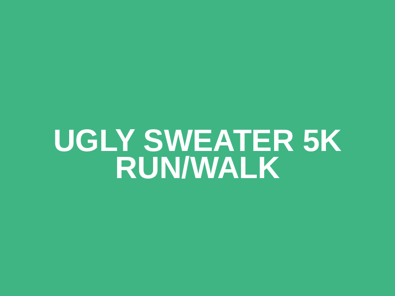 Ugly Sweater 5k Run/Walk Logo