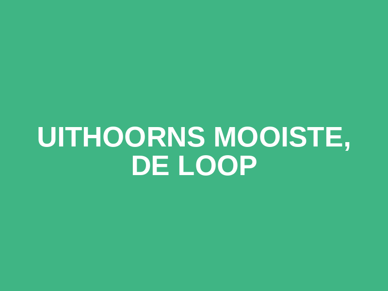 Uithoorns Mooiste, de Loop Logo