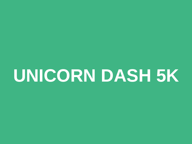 Unicorn Dash 5k Logo