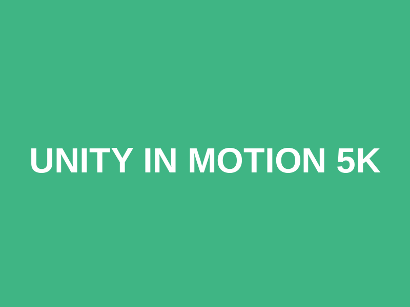 Unity in Motion 5K Logo