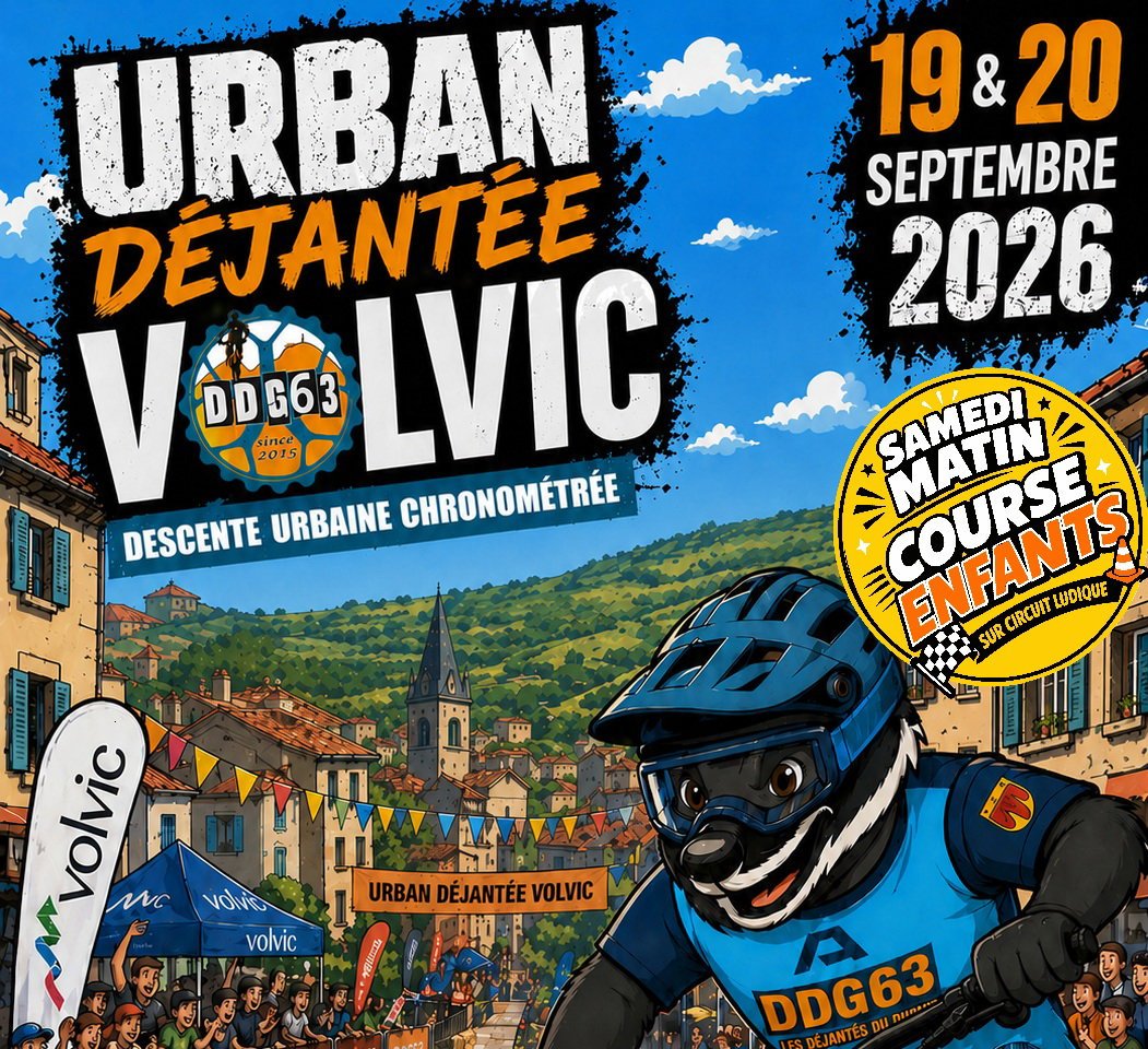 URBAN DÉJANTÉE VOLVIC et MINI DÉJANTÉE Logo