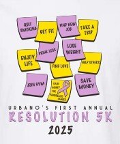 Urbano's Resolution Run 5K Logo