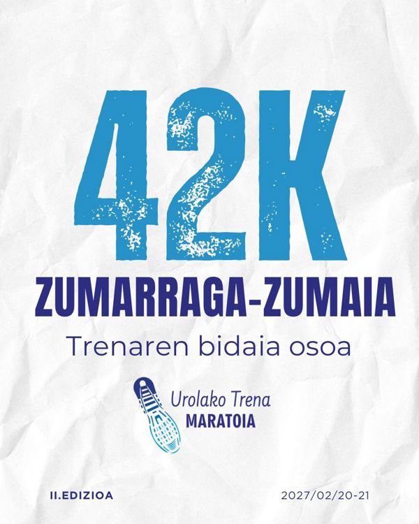 Urolako Trena Maratoia 42K Zumarraga-Zumaia Logo