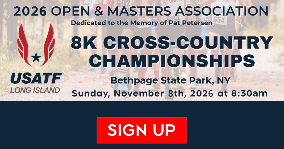 USATF-Long Island 8K Open/Masters Para Athletic XC Championships 2026 Logo