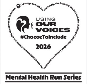 "Using our Voices" Mental Health Run- Connetquot Logo