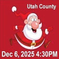 Utah Santa Run - Utah County Logo