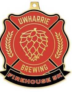 Uwharrie Brewing Firehouse 5K & 1 Mile Run/Walk Logo