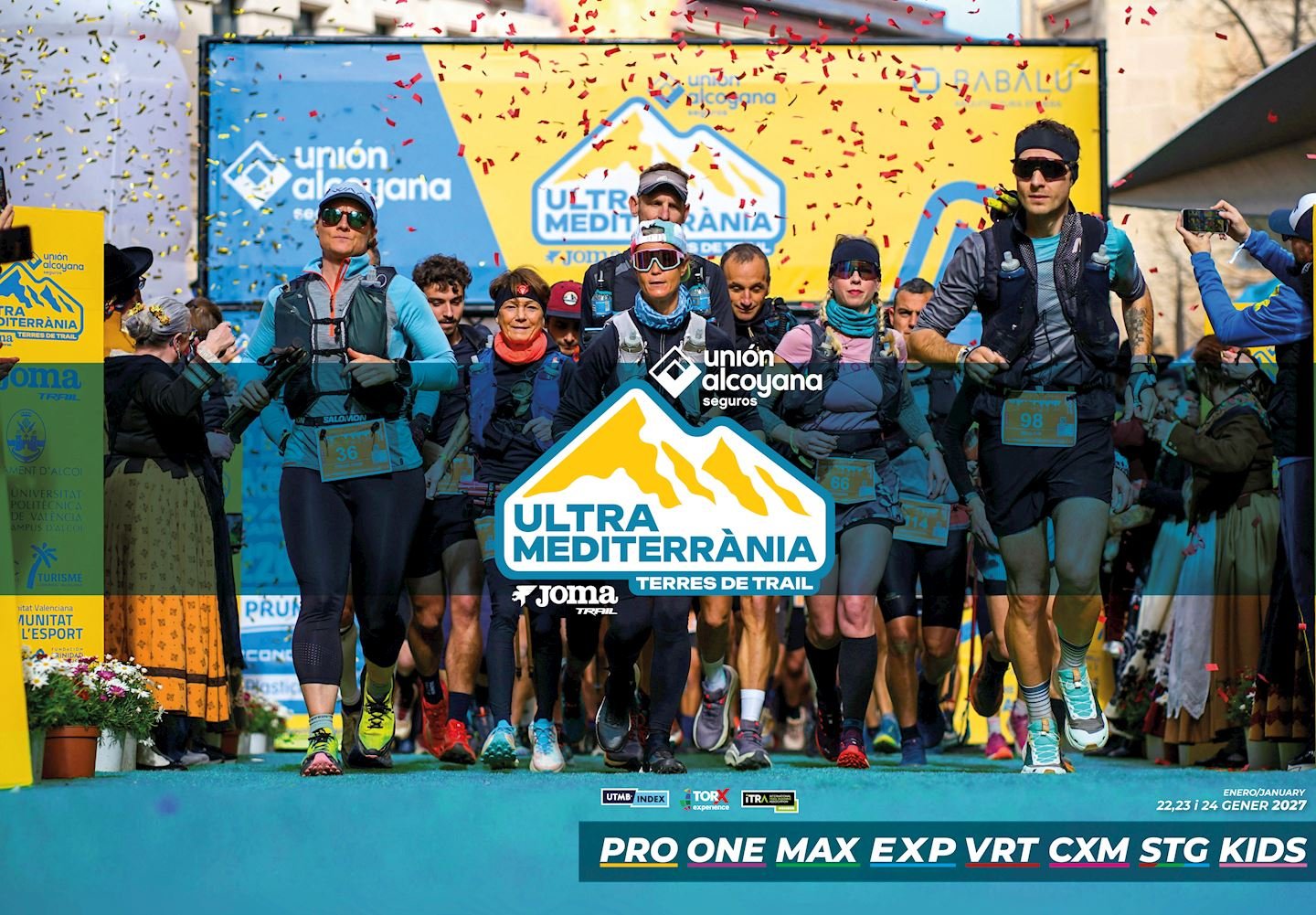 V ULTRAMEDITERRÀNIA. TERRES DE TRAIL. Unión Alcoyana Seguros Logo
