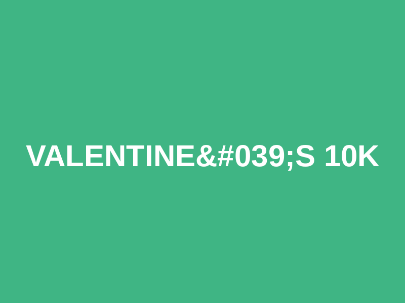 Valentine's 10k Logo