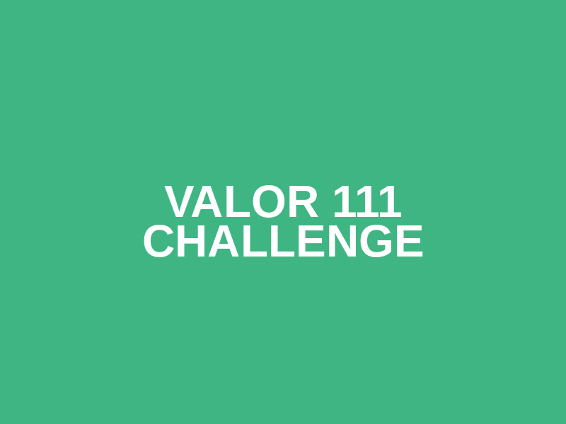 Valor 111 challenge Logo