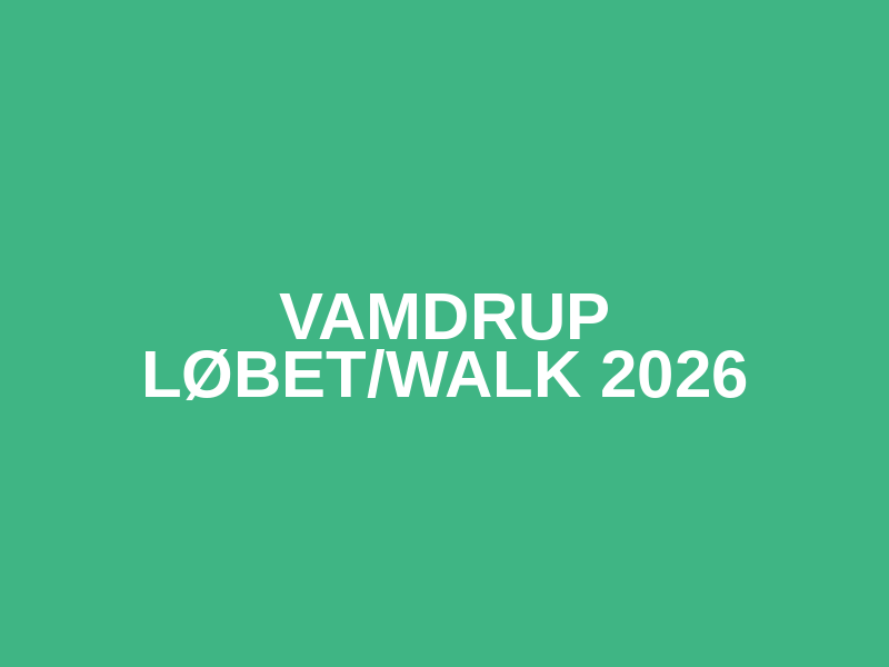 Vamdrup Løbet/Walk 2026 Logo