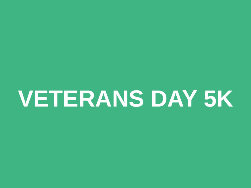 Veterans Day 5k Logo